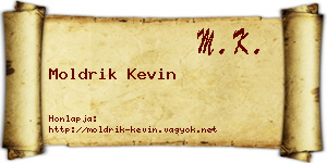 Moldrik Kevin névjegykártya